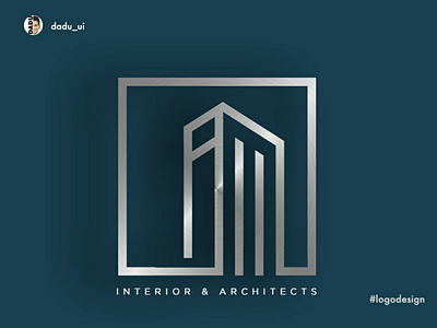 AM Architects logo dribble graphic