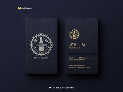 Business Card design for Liqrish