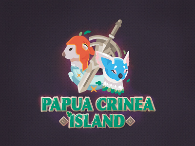Papua Crinea Island adobe blackdesert characters design game illustrator logo logoart online typogaphy vector