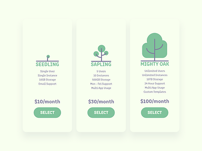 Daily UI 030 - Pricing 030 app branding challenge dailyui design illustration pricing pricing page pricing plan typography ui web website