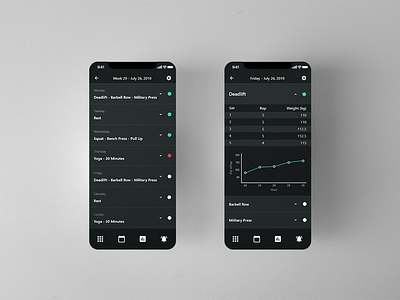 Daily UI 041 - Workout Tracker