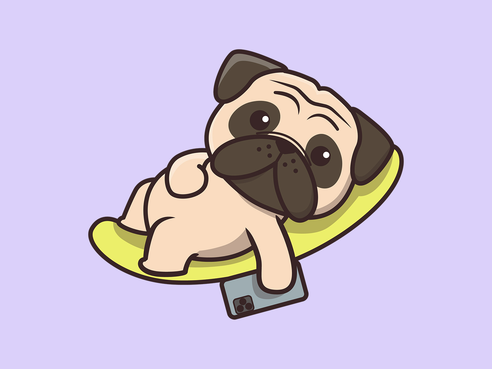 are pugs really lazy