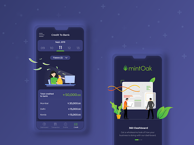 Mintoak - Digital Payments Made Easy digitalpayments finance fintech mintoak mobile app mobileapp ui ui design ux uxdesign