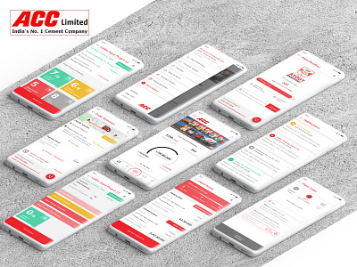 ACC Cement Ltd. Dealer Connect Application acc acc cement acc dealer connect app bombaytone design designagency mobile application procurement transition transport transportation ui ux