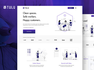 Tulu - Website Designing for Sanitization Solutions bombaytone cleaner covid19 designagency mumbai sanitization tulu ui ux website design