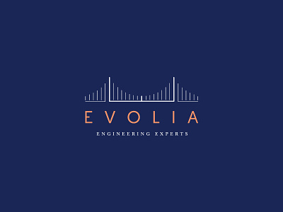 Evolia - logo agency brand branding clean design flat icon identity illustrator lettering logo minimal type typography vector