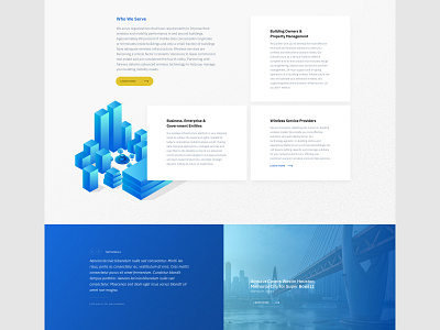 Airwavz blocks blue concept design digital design responsive services web design website