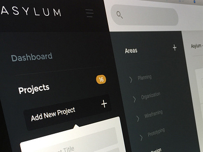 Asylum design planning project projects ui