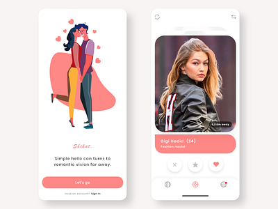 Dating app app datingapp interfacedesign love mobile user experience userinterface