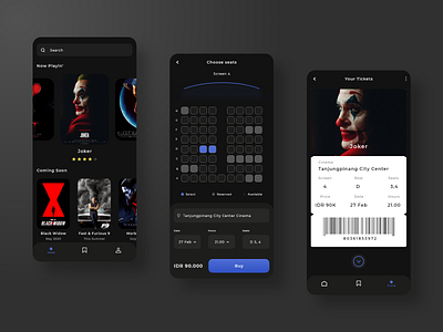 Movie app design.