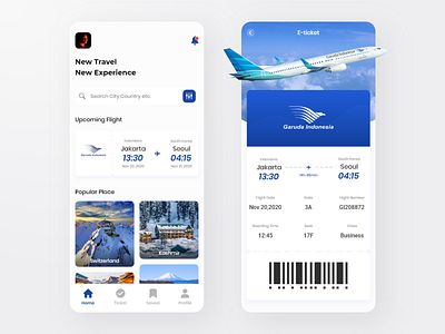 Flight ticket app app app design apple design flight app mobile plane travel app user experience userinterface