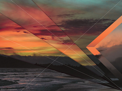 Art Alterspective 4 30daychallenge art art challenge design design art geometric geometric design nature photo art sky sunset