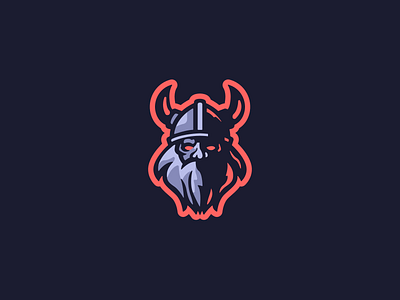 Viking Mascot Logo design flat illustration illustrator logo mascot mascot logo minimal vector viking viking logo vikings