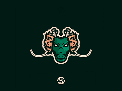 Dragon Mascot Logo mascot logo