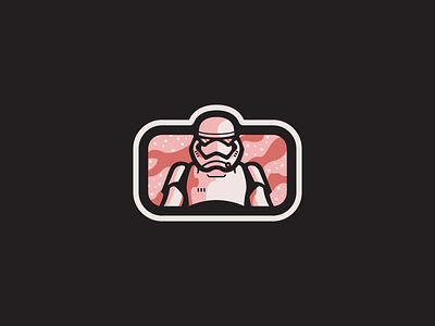 Stormtrooper Mascot Logo design flat illustration illustrator logo mascot logo minimal star wars starwars storm trooper stormtrooper vector