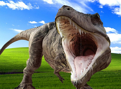 sfondo windows trex beautiful colour design dinosaur illustration photography photoshop roar! trex windows desktop windows xp