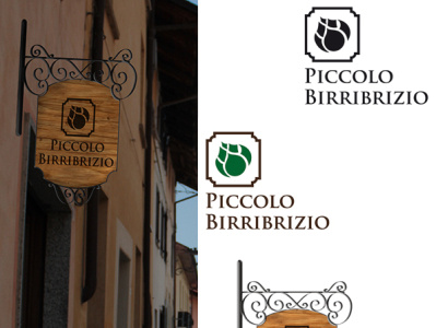 Birreria Piccolo Birribrizio beautiful beer branding fun graphic design hand drawn illustration logo photography signboard