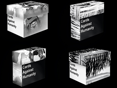 Boxes for CaH Cards cardsagainsthumanity customizedboxes design frogonboat hand drawn handmade illustration illustrator paperbox photoshop voltron