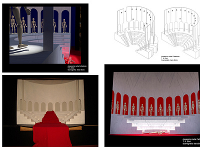 Scenography for Eliot's Murder in the Cathedral