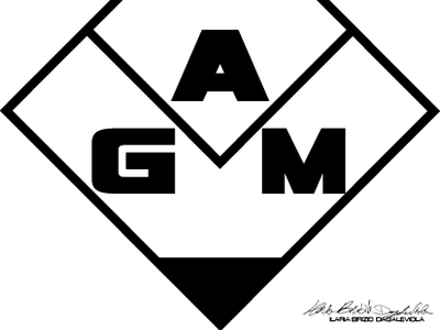 Agm branding design logo typography