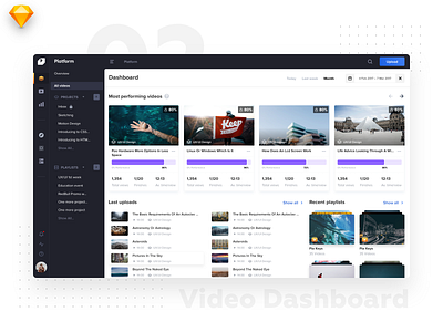 Video Platform • Dashboard