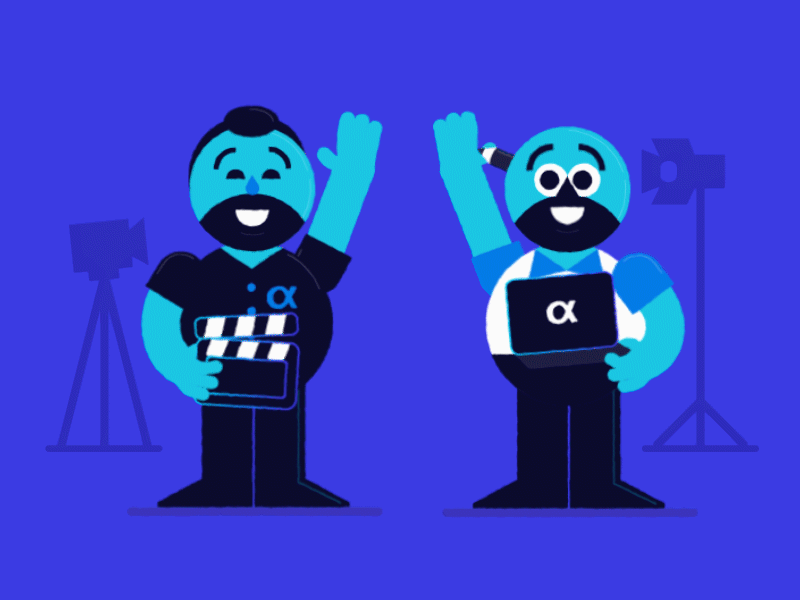 High Five aftereffects character design illustration illustrator motion
