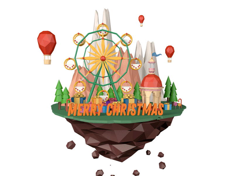 Marry Christmas animation app icon illustration illustrator logo ux vector