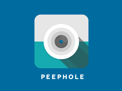 Peephole App art direction ios ui design user interface
