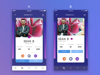 Daily UI #006 - User Profile app apple dailyui ios mobile portfolio profile ui user ux