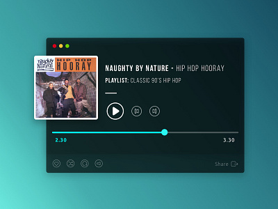 Daily UI #009 - Music Player