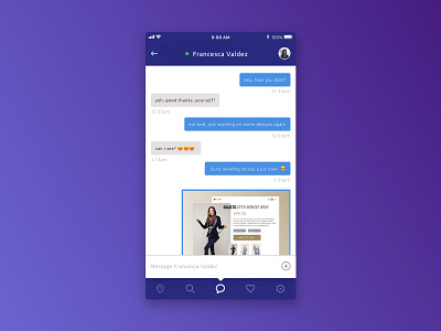 Daily UI #013 - Messaging App