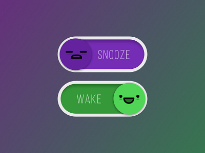 Daily UI #015 - On & Off 015 app button dailyui ios mobile portfolio sleep timer ui user ux