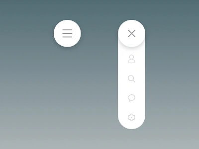 Daily UI #027 - Dropdown 027 burger dailyui dropdown ios menu options portfolio ui user ux