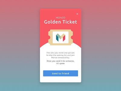 Daily UI #036 - Special Offer 036 dailyui fintech monzo portfolio promotion sale ui user ux wip