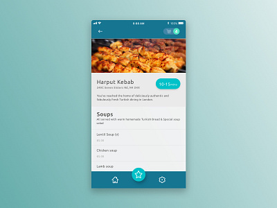 Daily UI #043 - Food/Drink Menu 043 app dailyui food portfolio takeaway ui user ux