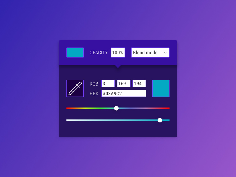 Daily UI #060 - Colour Picker by Thai H on Dribbble