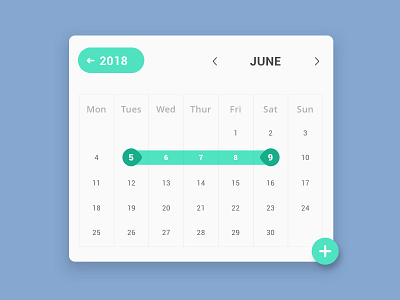 Daily UI #080 - Date Picker