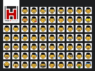 *Freebie* Customisable Emoji set dailyui design emoji emoji set illustration logo portfolio ui vector
