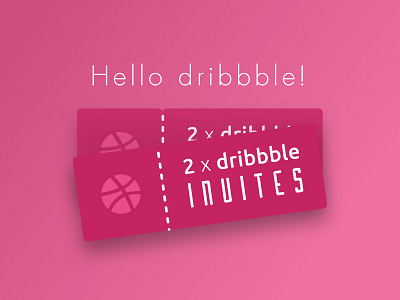 2x dribbble invites!!