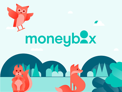 We're thrilled to reveal our new look! app fintech illustration mobile monyebox product rebrand ui uiux ux