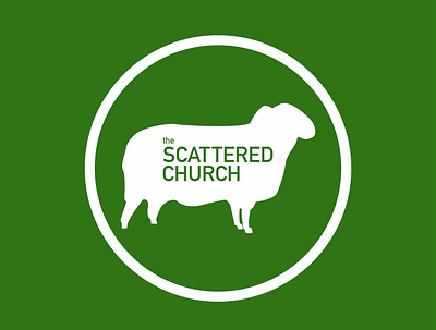 The Scattered Church 2d affinity designer animal branding design logo typography vector