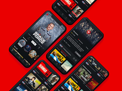 Netflix Redesign Concept Mobile app app design application concept concept design design homepage interface interfaces mobile movie norsemen redesign school project tv shows ui uidesign uiux uxdesign