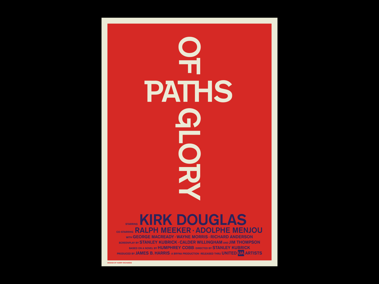 Paths of Glory Poster by Harry Richards on Dribbble