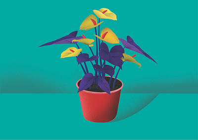 Plant3 design flat graphic graphic design icon identity illustration minimal ui ux vector web