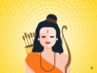 Shree Ram - Ramayana archer arrow bow festival flat hindu illustration indian food lord luxman ram ramadan ramayan religion sita
