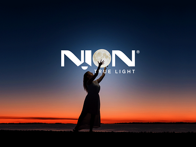 NION - True Light architecture branding concept decor design graphic design hold identity india light logo modern moon negativespace symbol ui ux wordmark