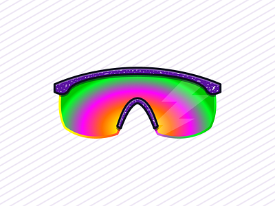 Mirror 80s Sunglasses 80s mirror easy lover rainbow retro sunglasses