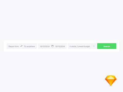 Search web budget card component depart download dropdown fields free persons search sketch travel
