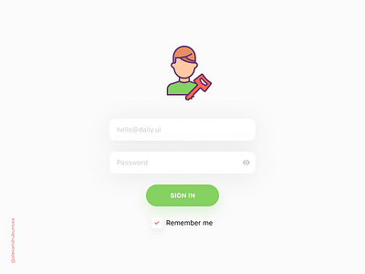 Form dailyui design figma form form design illustration login minimal mobile sign in ui ux web