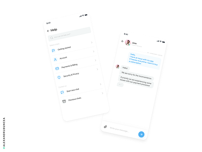 Support Chat chat clean design figma flat help how can we help minimal mobile support support page ui